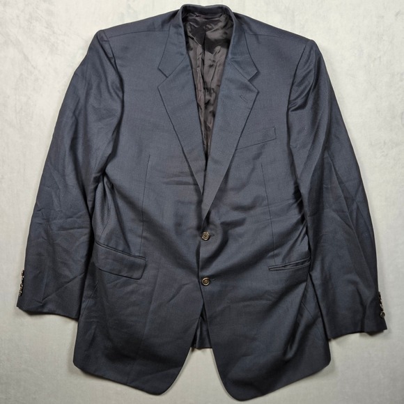 Hickey Freeman Other - Hickey Freeman Blazer Mens 46L Navy Blue Loro Piana 100% Wool Jacket Formal Wear